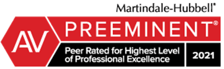 Martindale-Hubbell - Preeminent 2021
