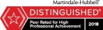 Martindale-Hubbell Professional Achievement 2018
